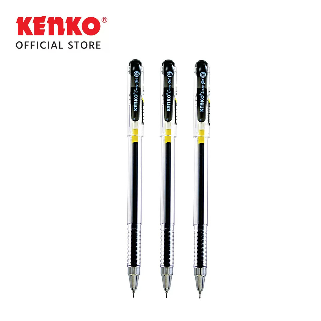 

Pen Easy Gel Kenko Black @3 Pcs