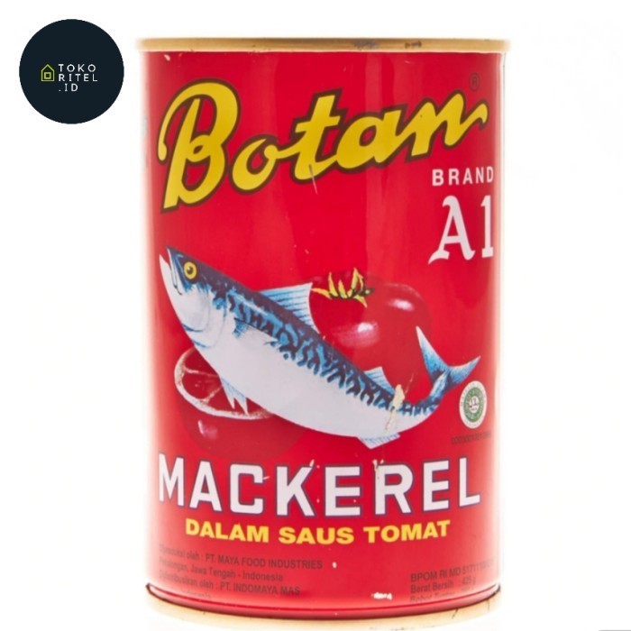 

BOTAN IKAN MAKAREL SAUS TOMAT 425G Harga Termurah