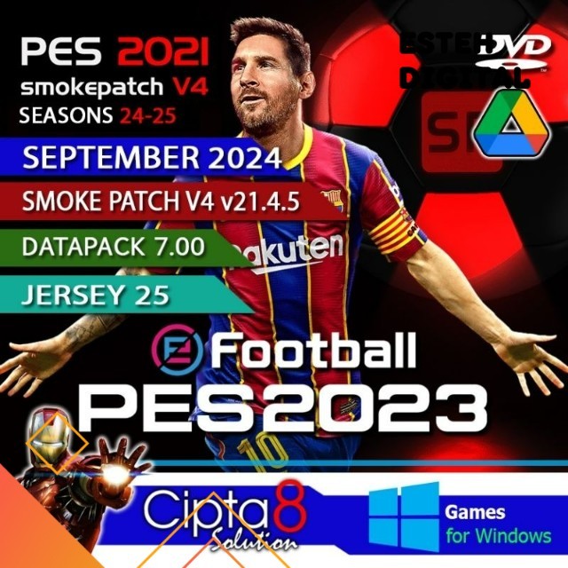 PES 2021 +  SMOKE PATCH V4 SEAS0N 24 PRO EVOLUTION SOCCER 2021 - GAME PC ES TEHH