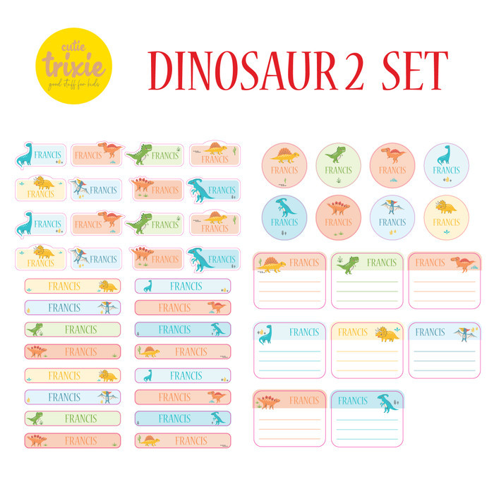 

Sticker Label Nama Anak Dinosaurus 2