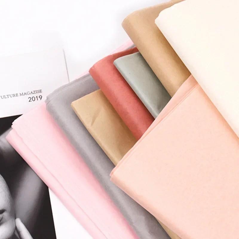 

10Pcs 50*66cm Tissue Paper Flower Bouquet Wrapping For Florist Wedding Birthday Party Gift Packing Decor DIY Crafts