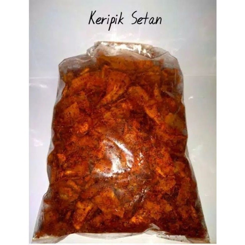 

1kg singkong kriwil pedas daun jeruk