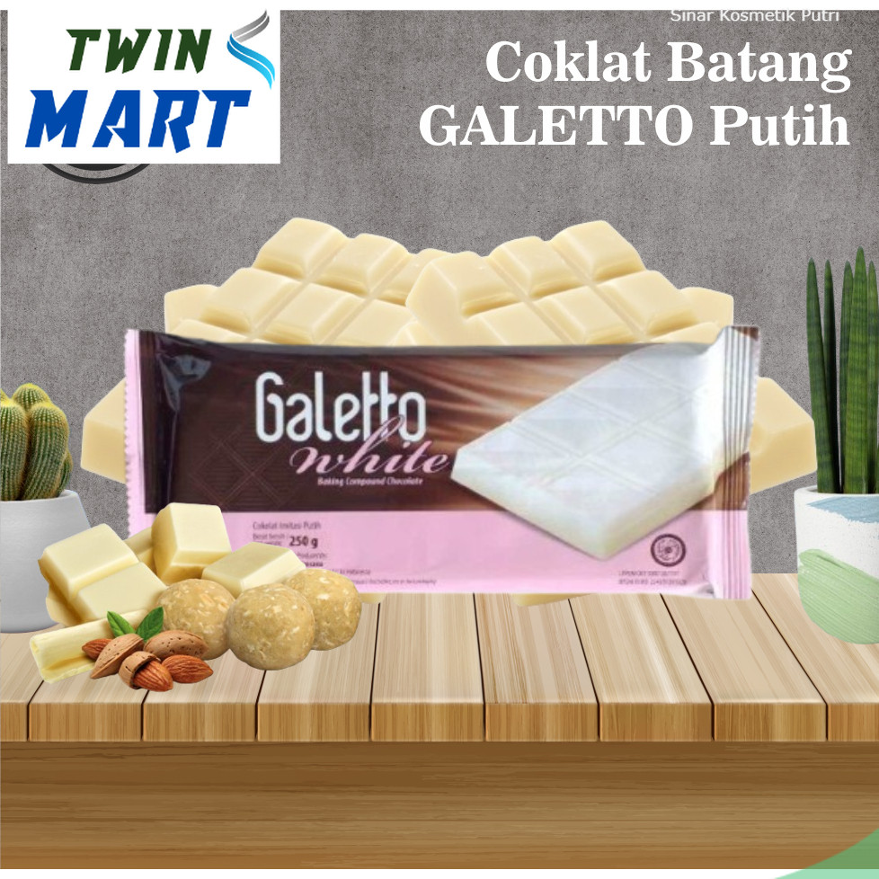 

Coklat Batang Galetto / Galetto Dark / galetto White / Kemasan 250gr