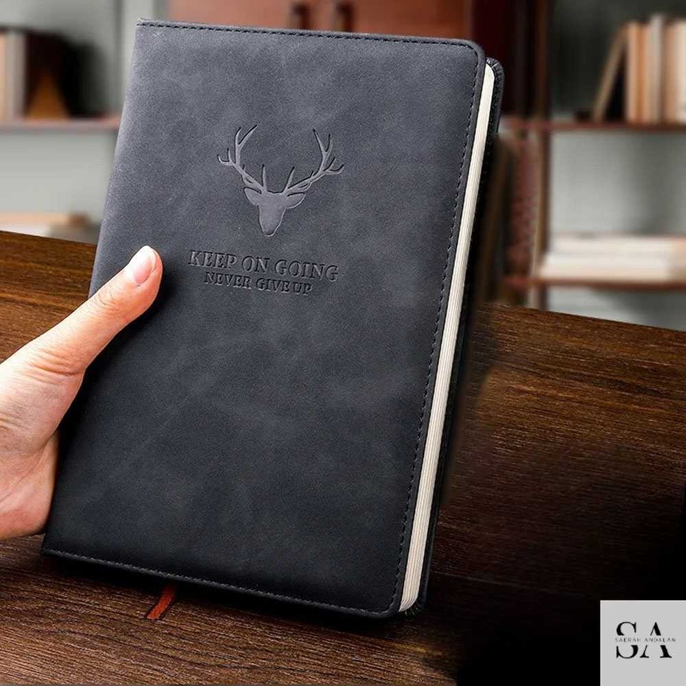 

Buku Jurnal Leather Notebook Diary 68GSM 200 Halaman Grid