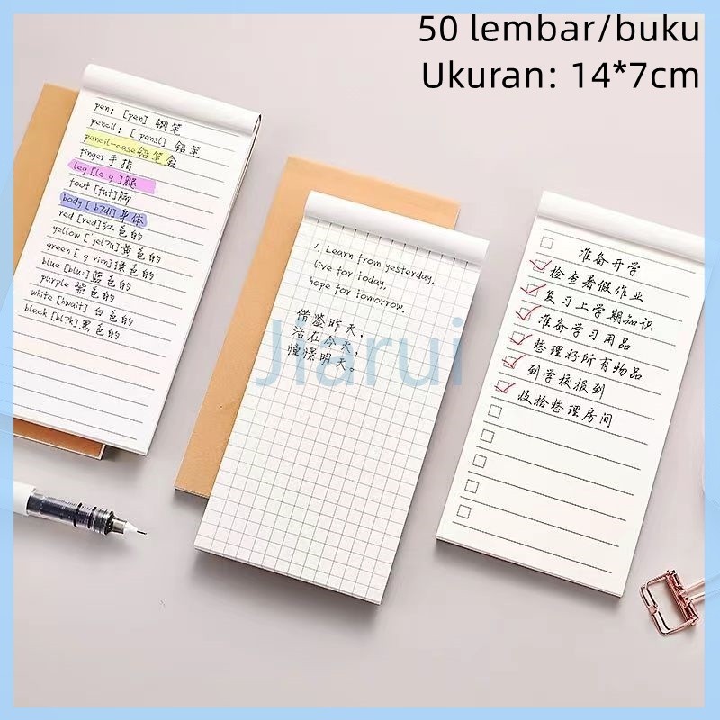 

Jiarui Catatan Portabel Mini Notepad/Notebook Kecil Kantor Sekolah/Buku Kecil Memo Harian