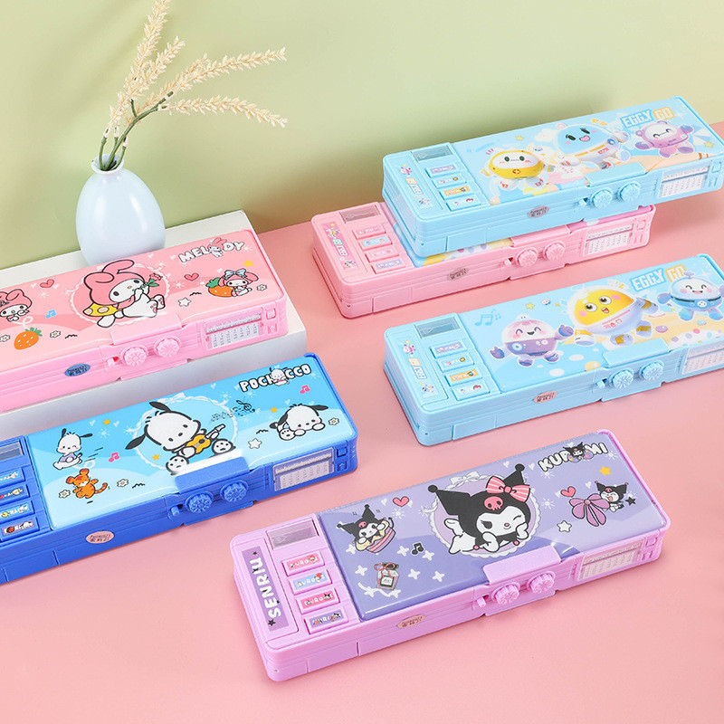 

【Ready Stock】Password Kuromi Sandi Kotak Pensil Kotak Alat Tulis Stationary Case Baru Kuromi Kotak Alat Tulis Multifungsi Kunci Kode Kotak Pensil Dua Sisi Bernilai Tinggi Kapasitas Besar
