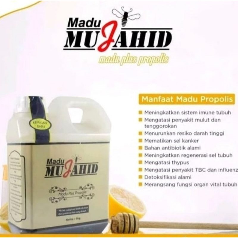 

MADU MUJAHID PLUS PROPOLIS 1 KG