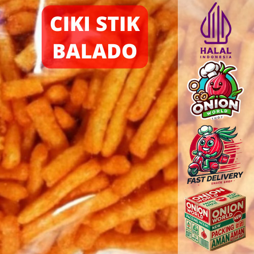 

UWD CIKI STIK BALADO 500gr Stik Balado Snack Stik Jagung Snack Stik Balado Sabena Snack Sabena