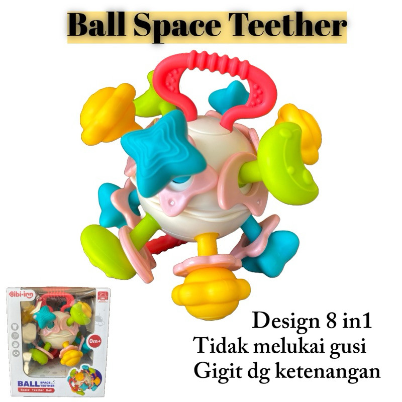 BISA COD MURAH (BISA COD) MAINAN TEETHER BAYI / BAYI MANHATTAN/ BOLA ATOM BOLA LUNAK/BALLSPACE TEETH