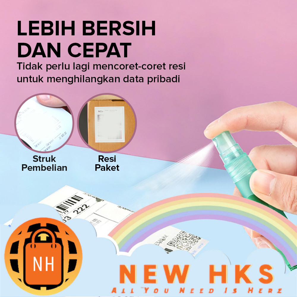 

Refill Cairan Penghapus Resi alamat hapus nomor telp rumah hp Tinta Thermal Paper Correction 10ml