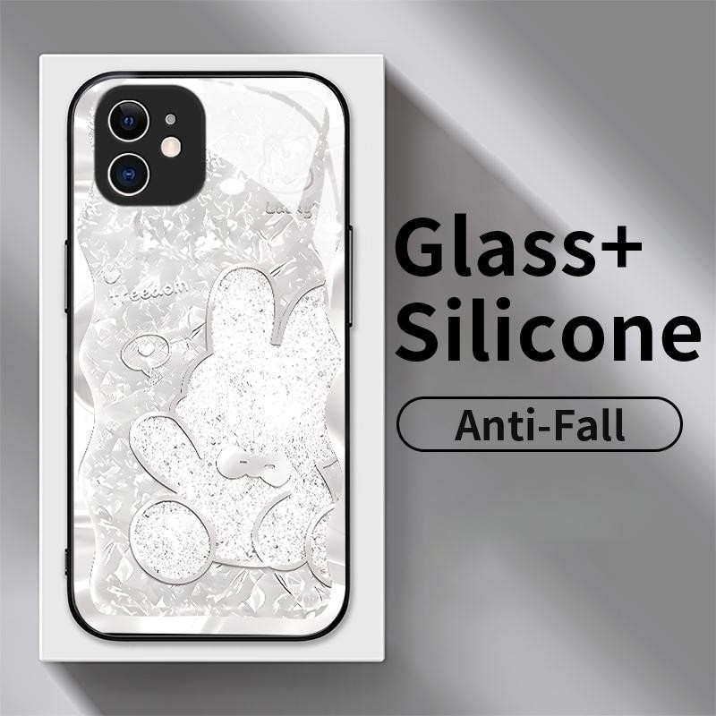 Casing Hp For Xiaomi 12 Lite Mi 11 Lite 11 Lite 5G 11 Lite 5G NE Kaca Tempered Silikon Casing Kelinc