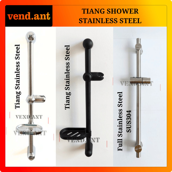 Tiang Shower Mandi Tiang Hand Shower Kamar Mandi Minimalis Stainless Steel