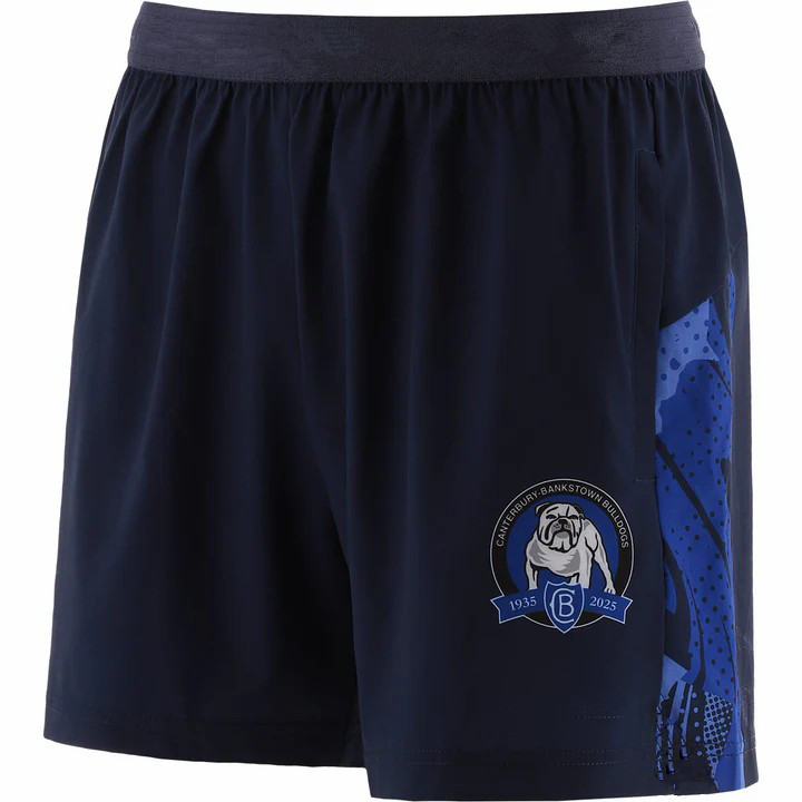 2025 BULLDOGS MEN'S MEN'S TRAINING SHORTS RUGBY JERSEY Size:S-5XL