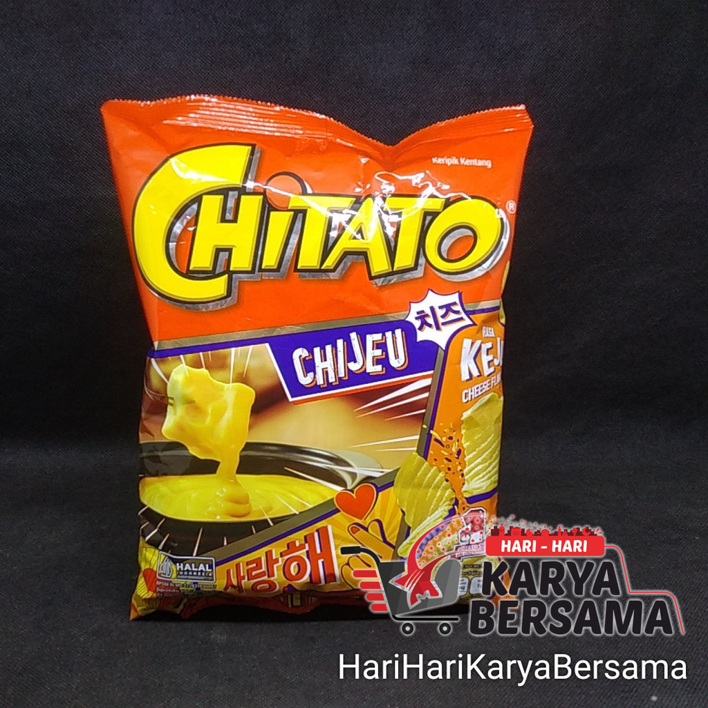 

MAKANAN RINGAN SNACK CHITATO KEJU CHEESE FLAVOUR 68GR