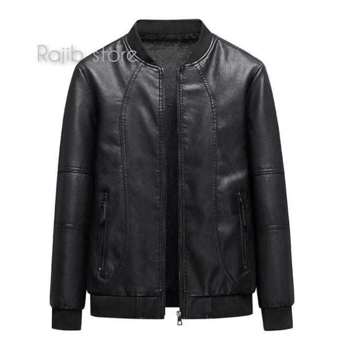 Jaket Semi kulit Pria Wol Jaket Pria Motor