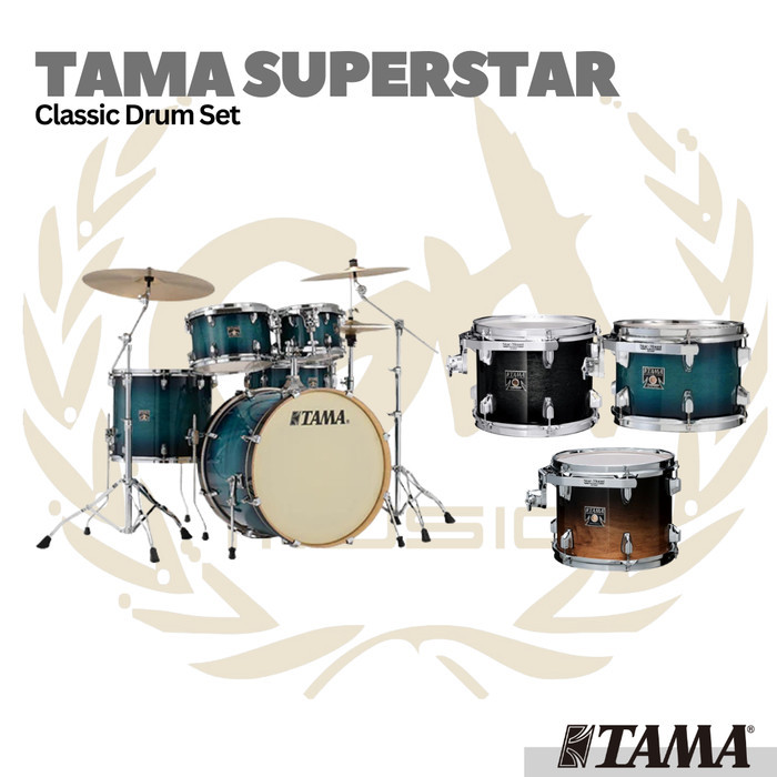 TAMA CL50RS Superstar Classic Maple 5-Piece Drum Shell Kit - Akustik Drum Set