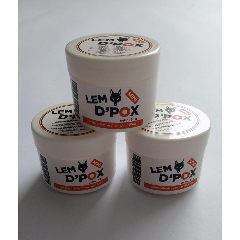 

LEM D'FOX MINI 50G /LEM PEREKAT KERTAS 1PCS Kantor