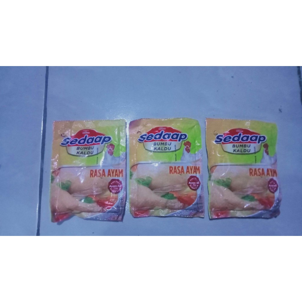 

sedap bumbu kaldu rasa ayam kemasan 100gram