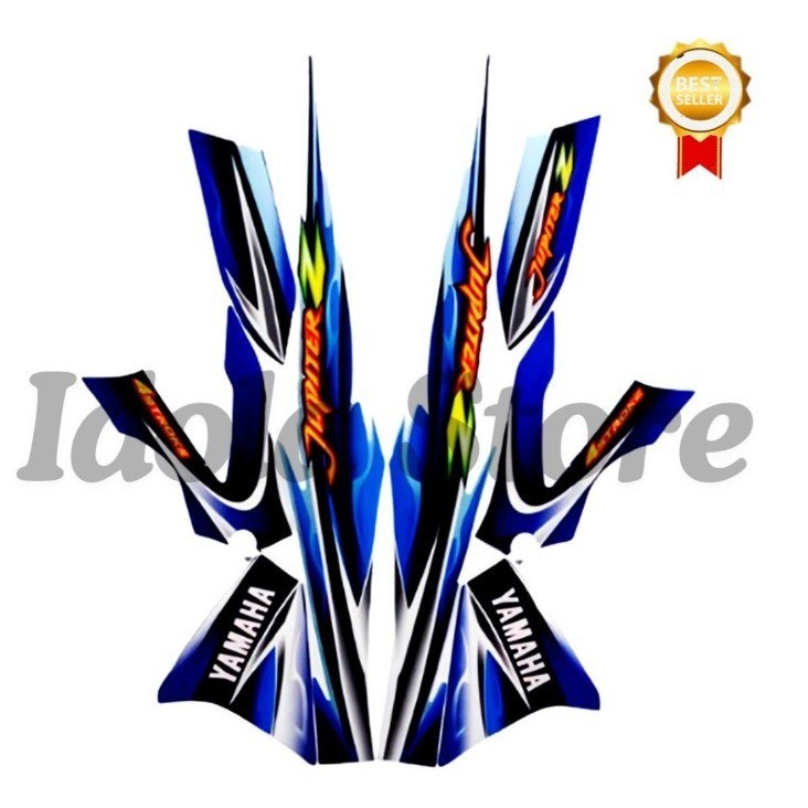 Striping Stiker Yamaha Jupiter Z Burhan 2005 Biru List Body Motor Yamaha Jupiter Z Burhan 2005