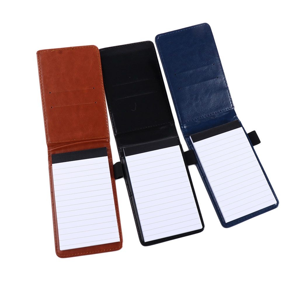 

Office Multifunction Retro Small Diary Leather Cover Business Memos Mini Notepad Pocket Planner A7 Notebook