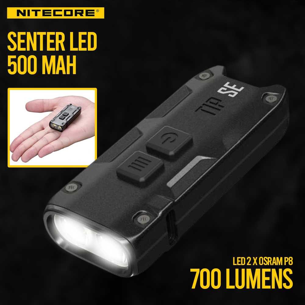NITECORE Senter Led Super Terang 2 OSRAM P8 700 Lumens - TIP SE | Lampu Senter Super Terang