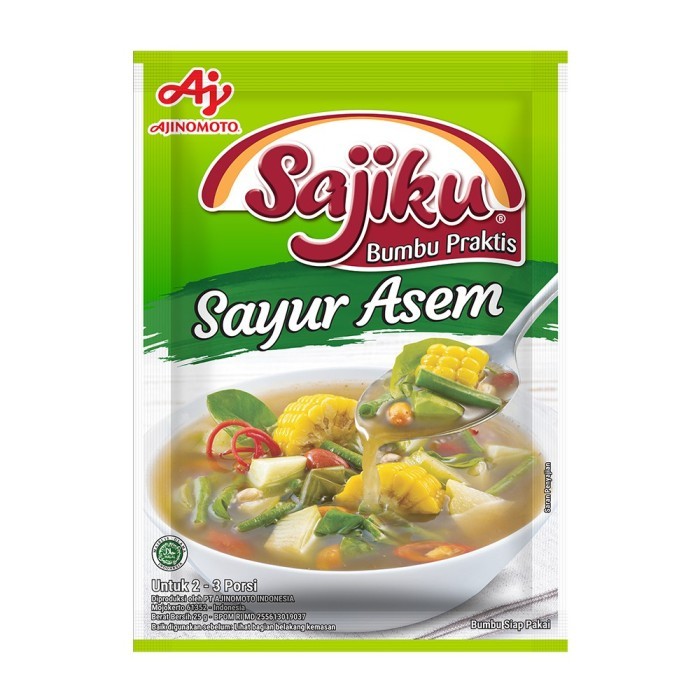 

New Item (S) SAJIKU BUMBU SAYUR ASEM 25G