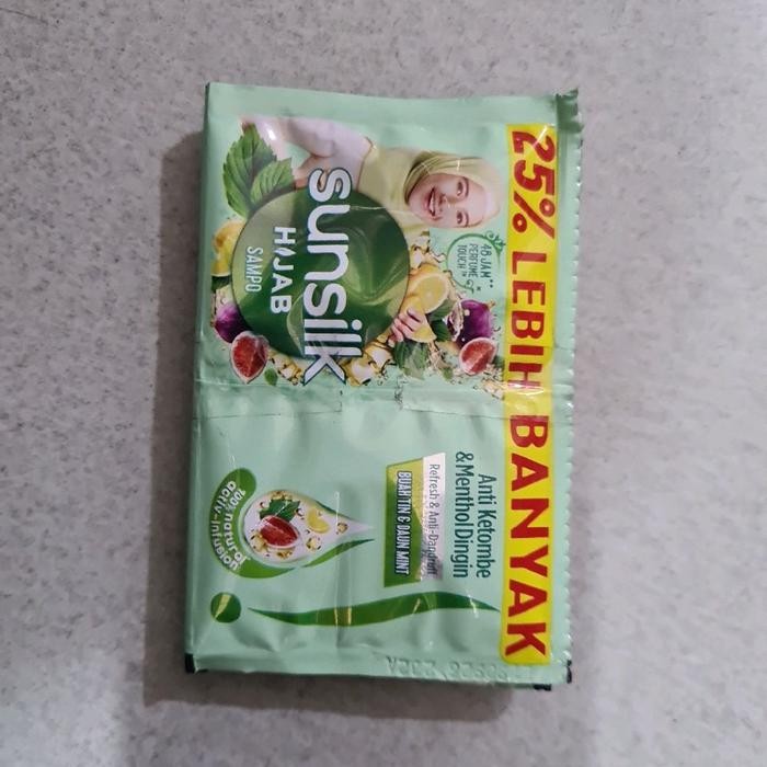Sampo Sunsilk Hijab Sachet 3x9ml - Untuk Rambut Sehat dan Bersih - Conditioner, Extract, Ketombe, Ha