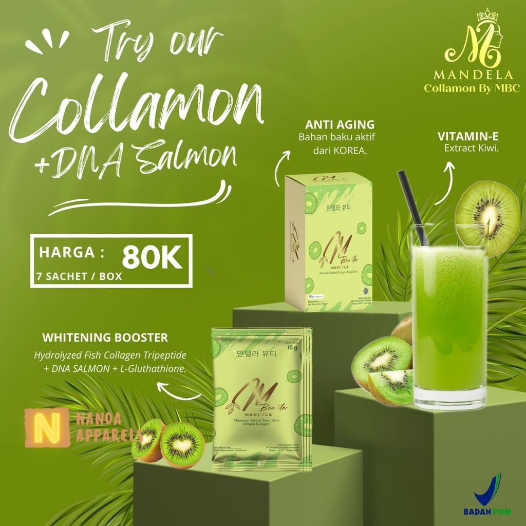 

COLLAMON MANDELA DISTRIBUTOR RESMIN BPOM (1box isi 7) mbc nanda