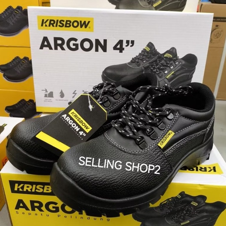 New Sepatu Safety Krisbow ARGON 4" || Safety Shoes Krisbow ARGON 4" || Sepatu Safety Krisbow ARGON P