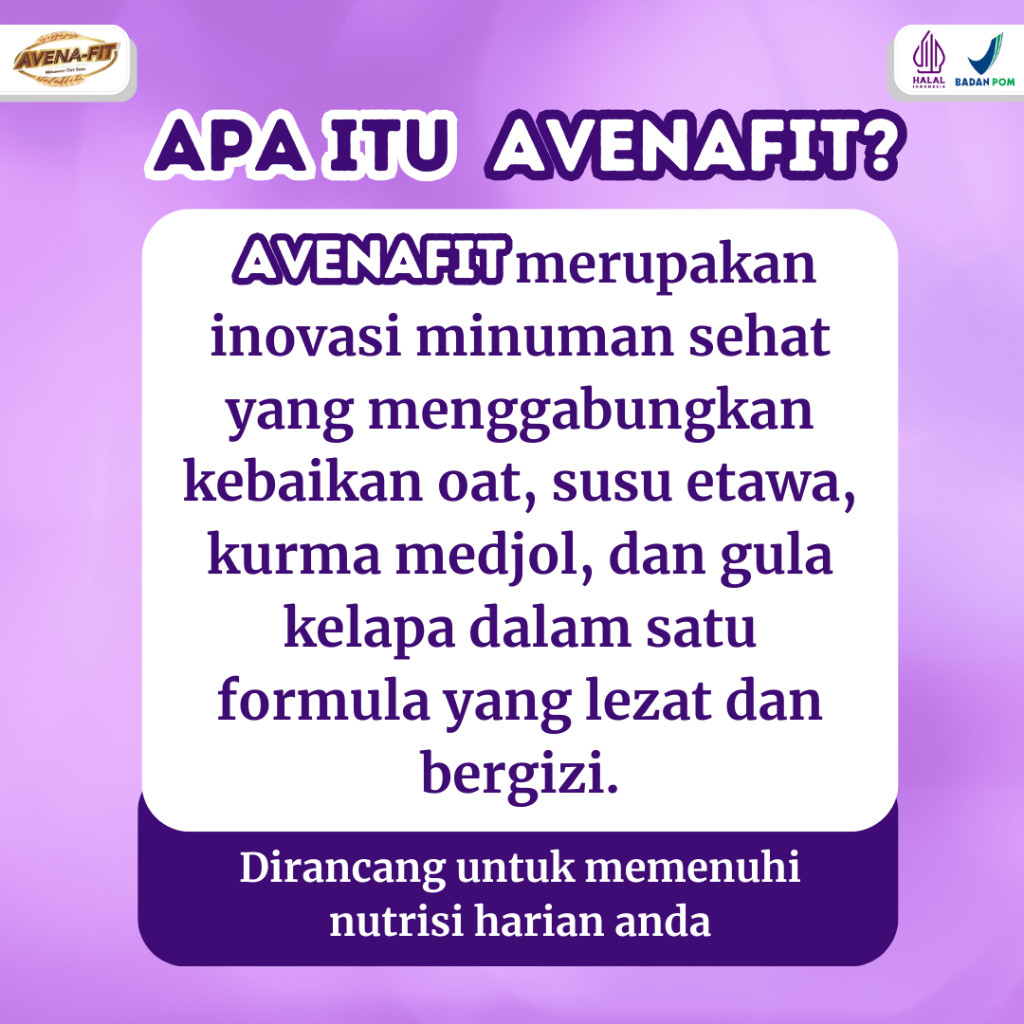 

Avenafit Original - Sereal Sehat Atasi Kolesterol dan Jaga Kesehatan Jantung Secara Alami