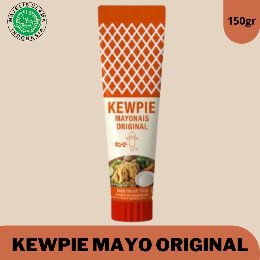 

kimoura shop-undefined-Saus Salad Dressing Kewpie Mayonaise Original 150 gr Halal Murah