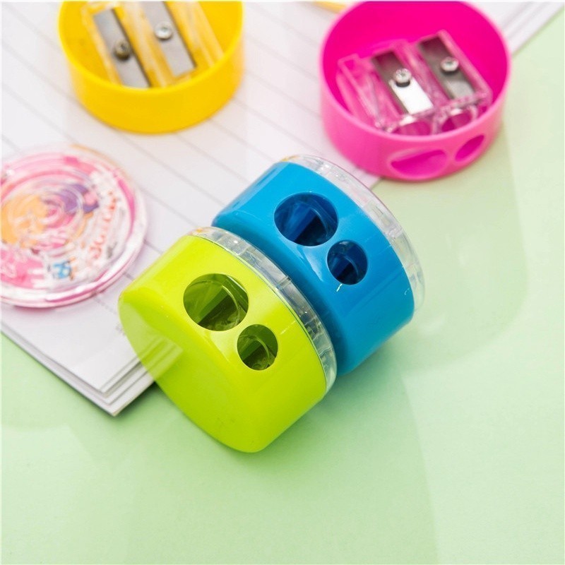 

Rautan Pensil Dua Lobang Peraut 2 Lobang Serutan Import 753