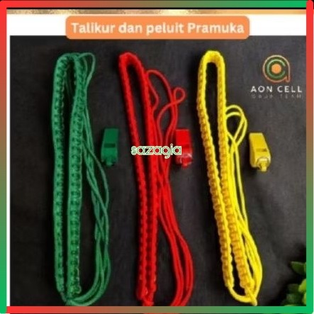 

(SG) Talikur dan peluit/ Tali koor talikur/ tali peluit pramuka ukuran besar kecil