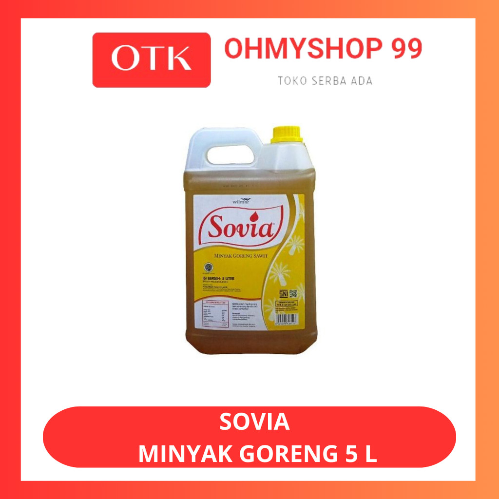 

Sovia Minyak Goreng 5 Liter Jerycan