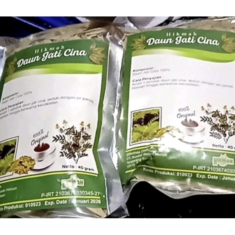 

Teh Jati Cina Hikmah 40 gr ( HALAL ) Teh china - TRUFORA