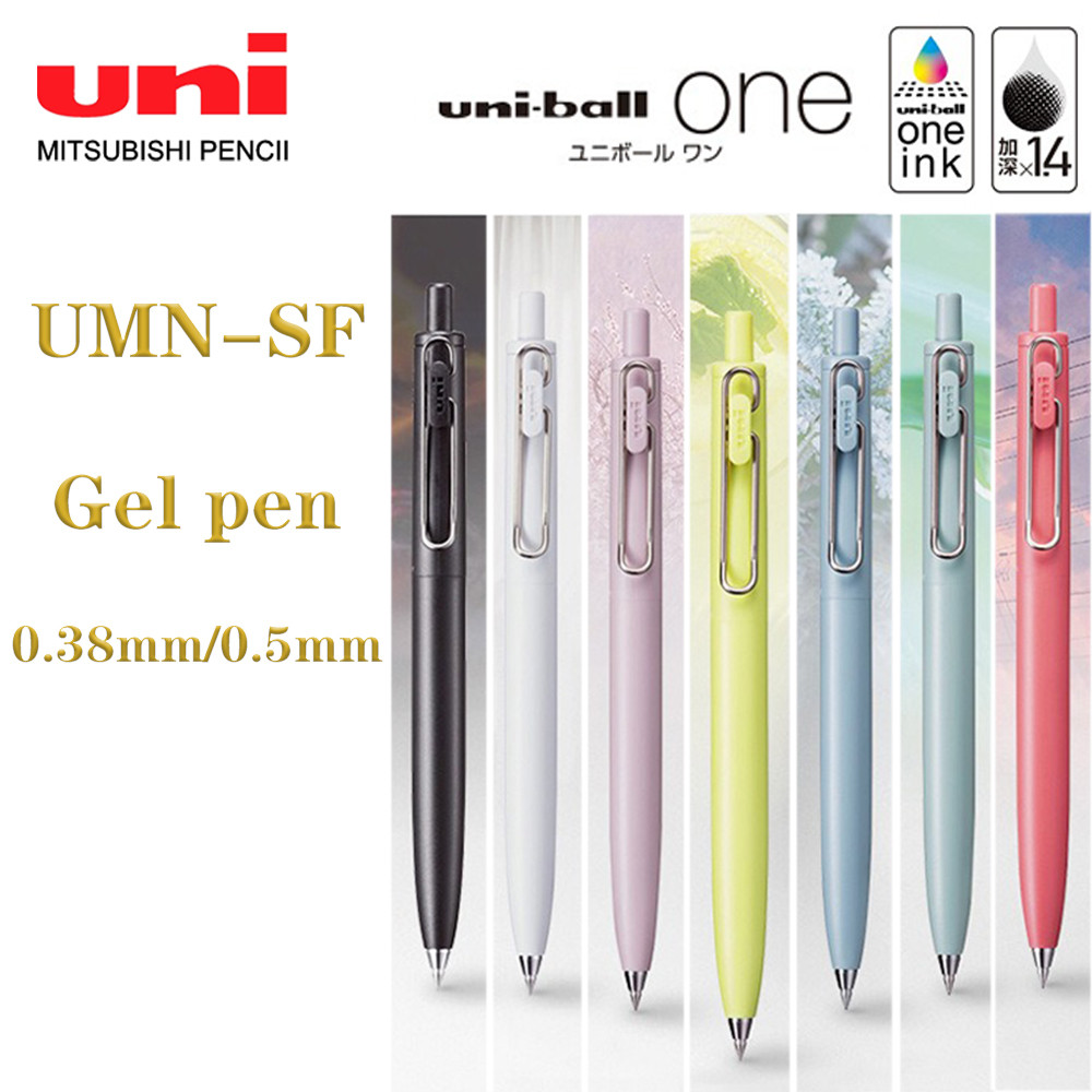 

Japan UNI Gel Pen UMN-SF Small Thick Core Low Center of Gravity UMR-05S 0.5/0.38mm Office Accessories Kawaii School Stationary