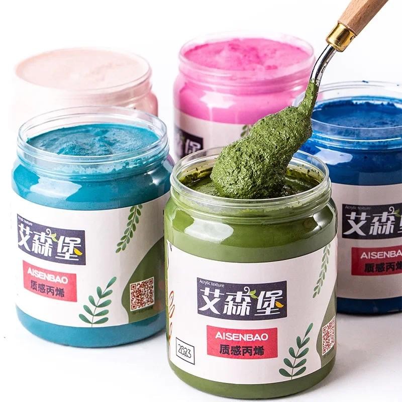 

200ml Quartz Sand Acrylic Texture Painting Pigment DIY Draw Waterproof Coating Artist Painting Toning Materials Art Supplies