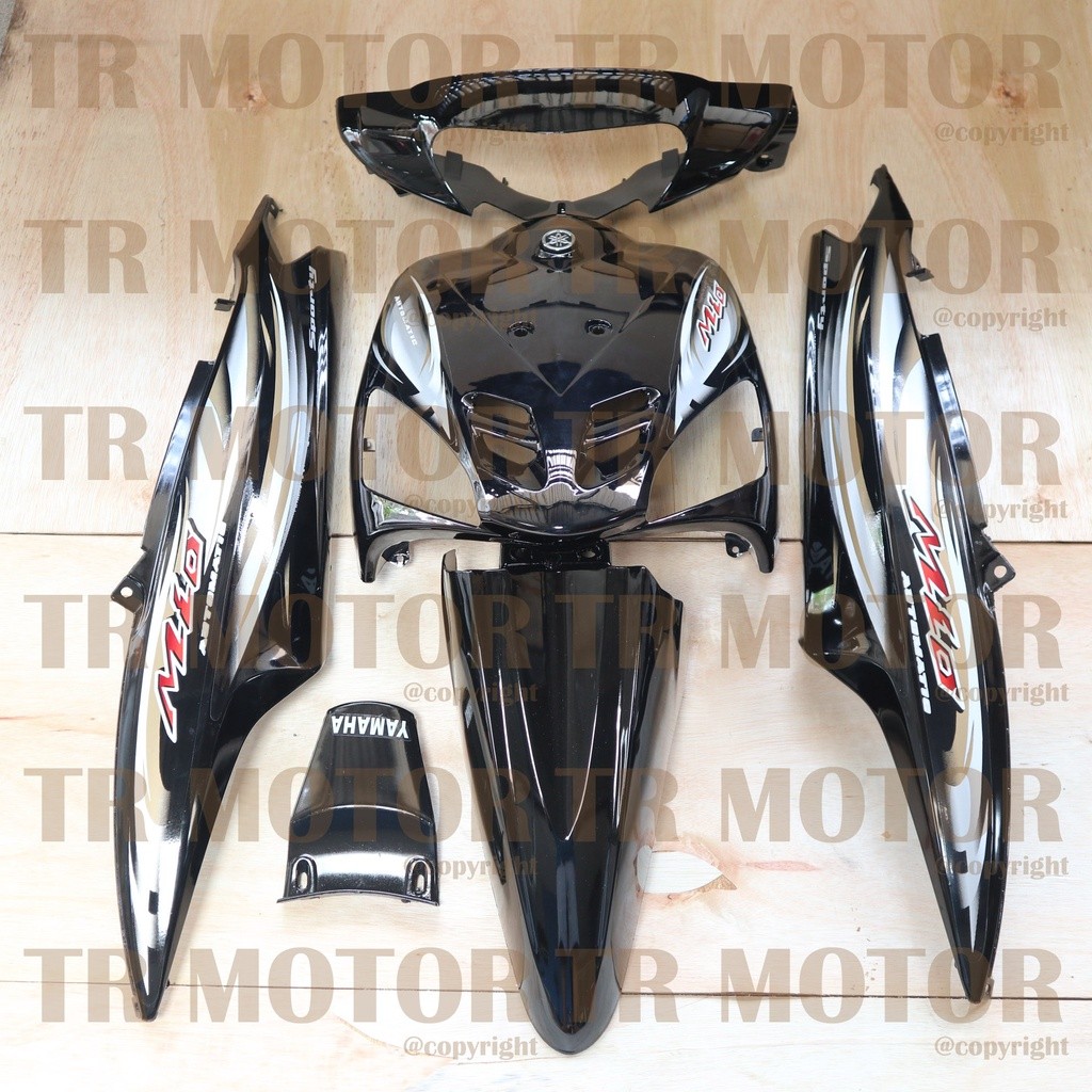 COD - Body Mio Sporty Full Set 2007 Hitam Body Halus Mio Sporty Mio Lama - Bahan ABS