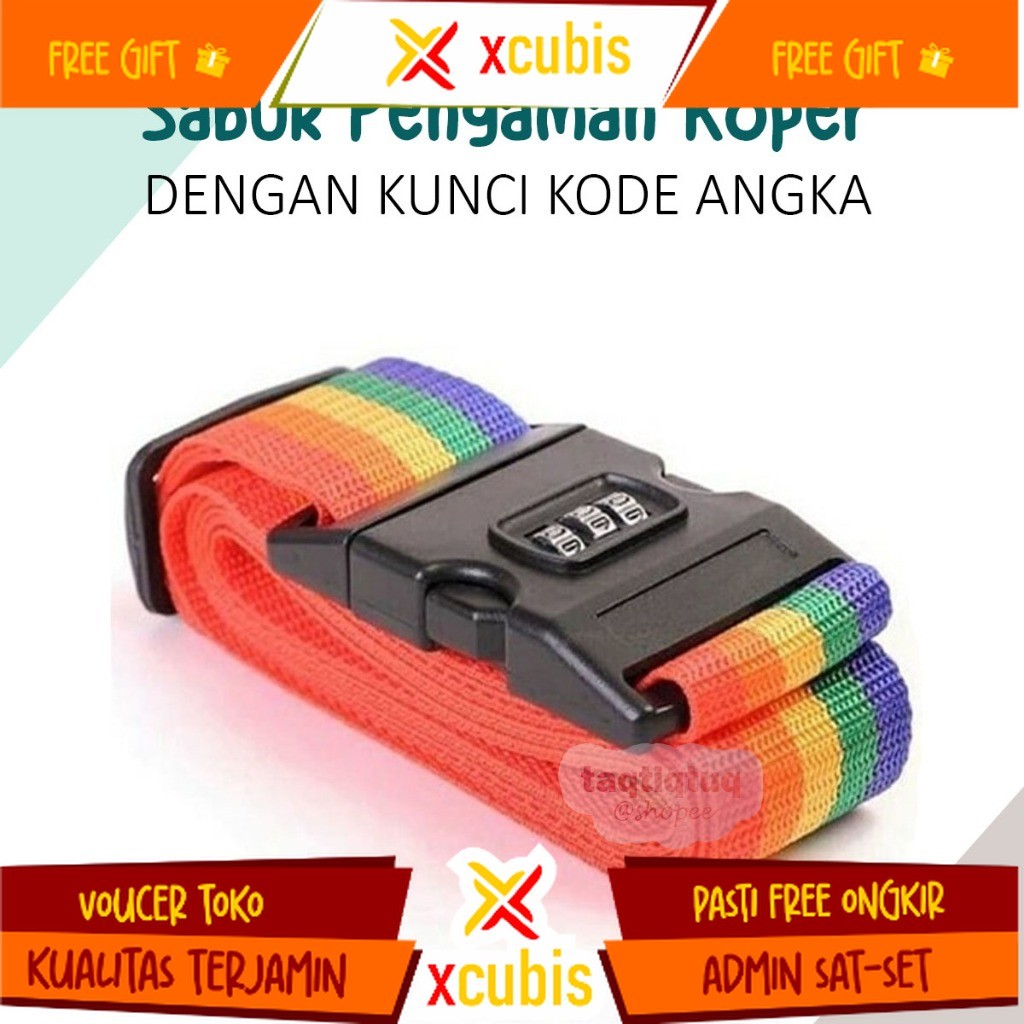 Tali Koper Haji Sabuk Koper Strap Koper Belt Koper Pengikat Koper Sabuk Kunci Tali Pengaman Koper Si