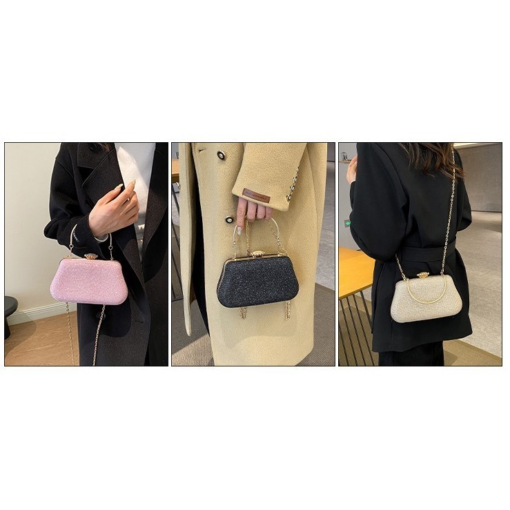 TAS MEWAH Simple Clutch Glamour 922 - Party Bag Elegan - Tas Pesta Mewah - Tas Pesta Wanita - Tas Ta