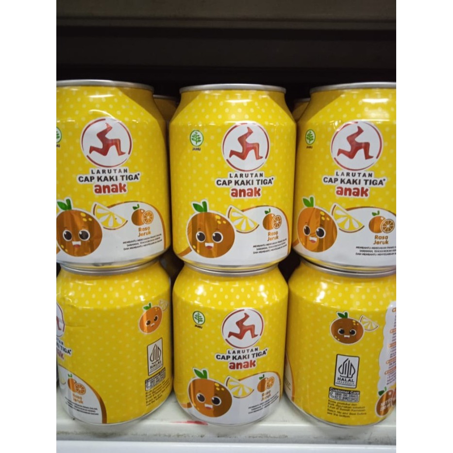 

Larutan Cap kaki 3 Anak 250ml Jeruk