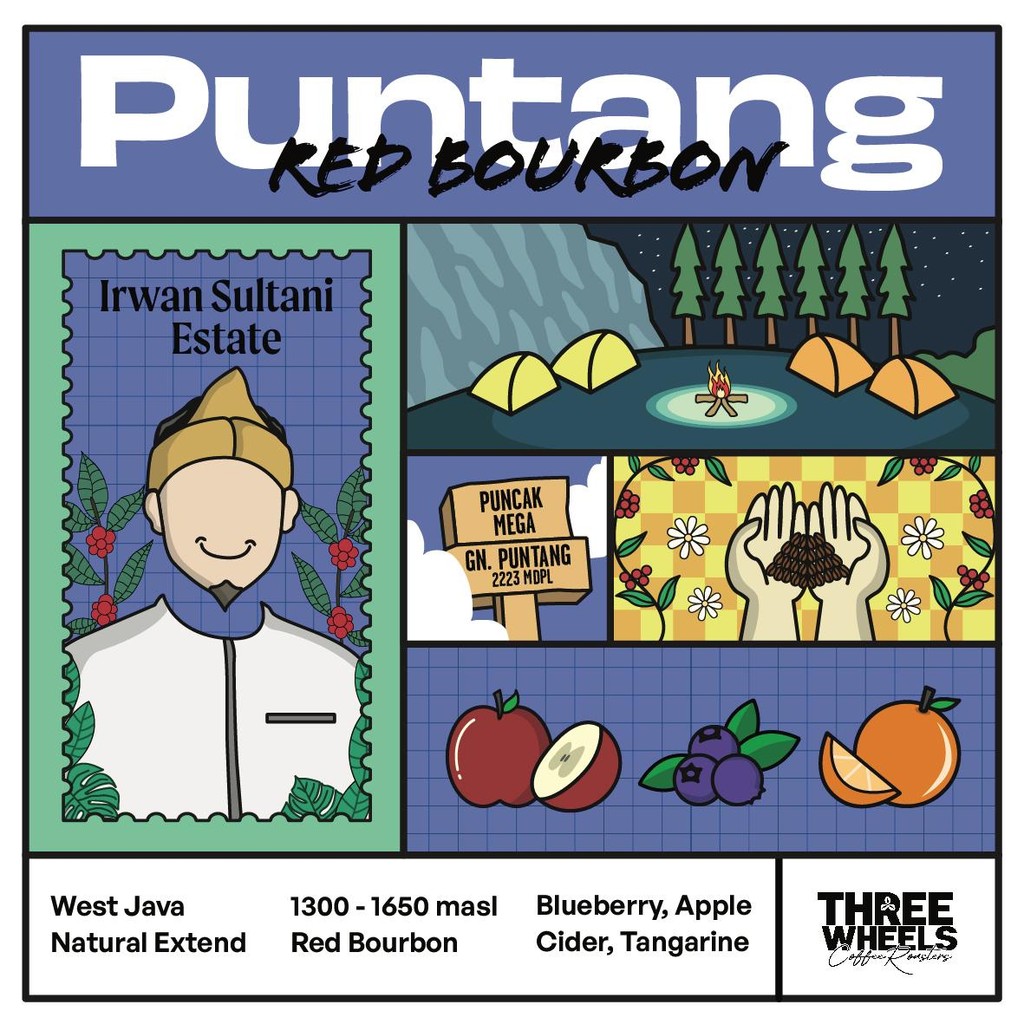 

Kopi Arabika Puntang Natural Red Bourbon