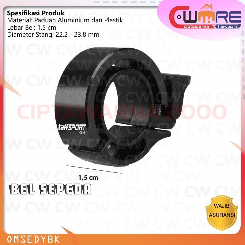 Bel sepeda Bikes Bell Ring Alarm Klakson Twooc Palembang - BDB CW2KK