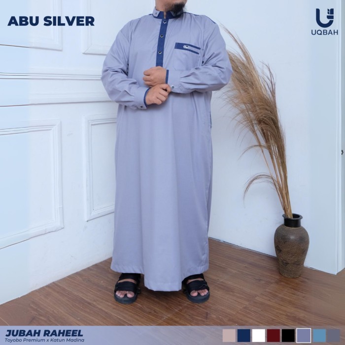 Baju Jubah Gamis Pria Dewasa Manset Lengan Panjang Bahan Katun Toyobo Premium Big Size Jumbo XXL 3XL