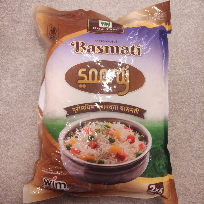 

DUA TANI BERAS KHUSUS BASMATI SOORAJ/BASMATI RICE 2KG lb 0805