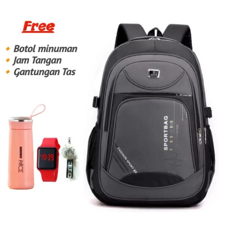 ori terlaris Global - Goldvers Polo Ransel Sekolah Anak Laki Laki dan Perempuan ORIGINAL Backpack SD