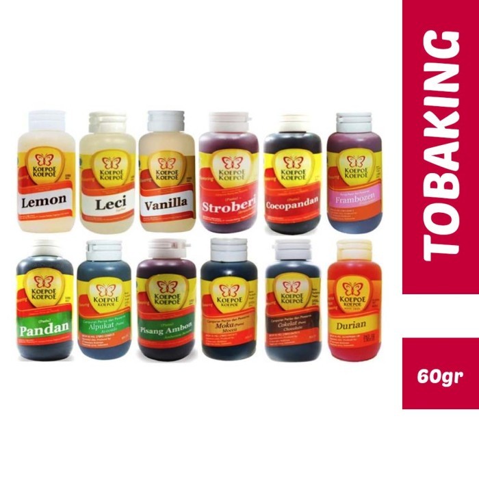 

TERLARIS Pasta Perisa Koepoe 60ml Varian A Cocopandan Taro Vanila Moka