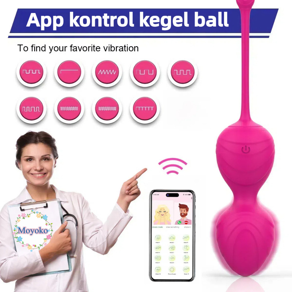 Y.love Kegel ball Bola Kegel Ball Exercise Muscle Setelah Lahiran Normal Manual dan Getar Ball Aplik