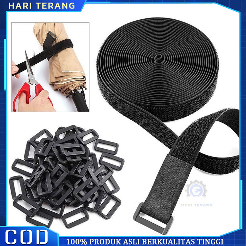 

5M/10M Velcro Cable Tie Organizer / Velcro Strap Cable / Pengikat Kabel Berperekat