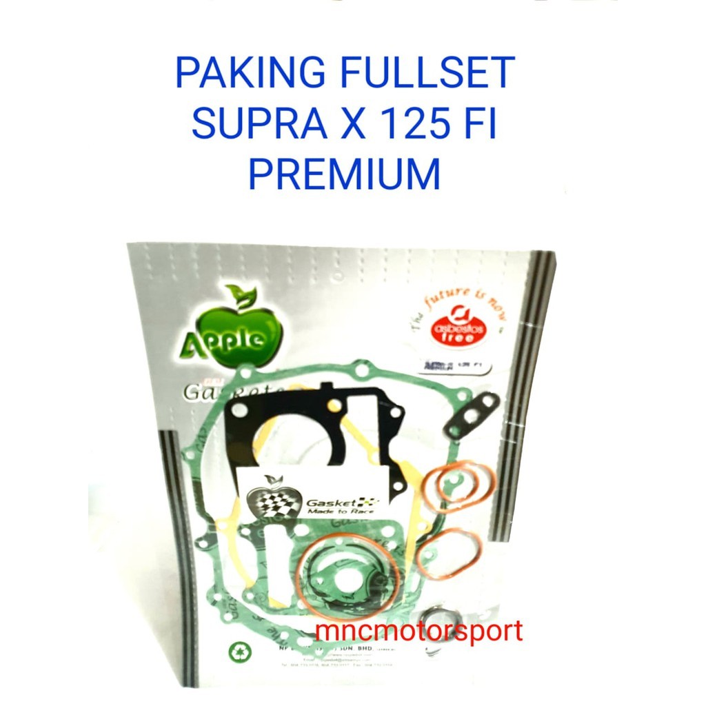 GASKET PAKING FULLSET KOMPLIT SUPRA X 125 FI